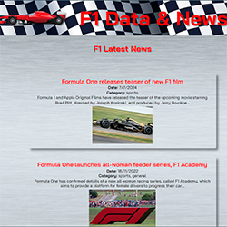 F1 App Preview